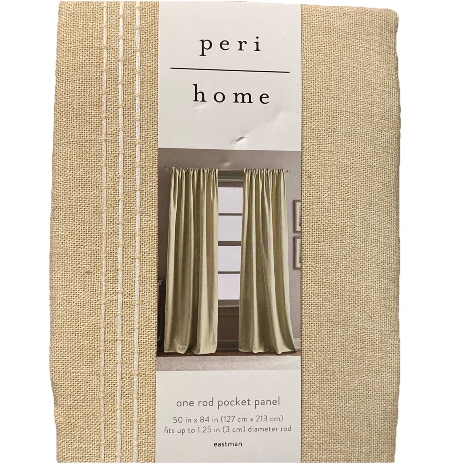 Peri Rod Pocket Panel 54”X84” fits up to 1.25” (3cm) diameter rod
