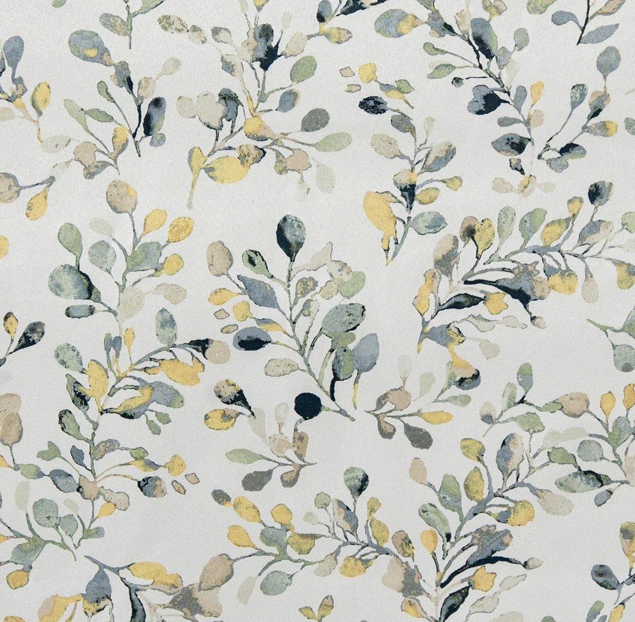 Maureen floral light filtering grommet curtain panel 80x63in blue green