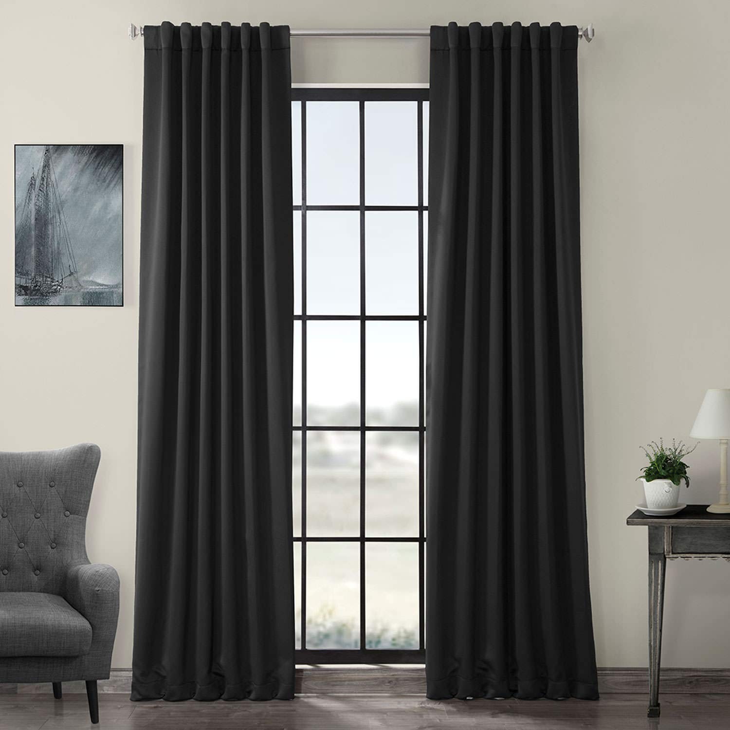 Blackout Curtains, 308cm Long, for Bedroom and Living Room, 1 Panel,…