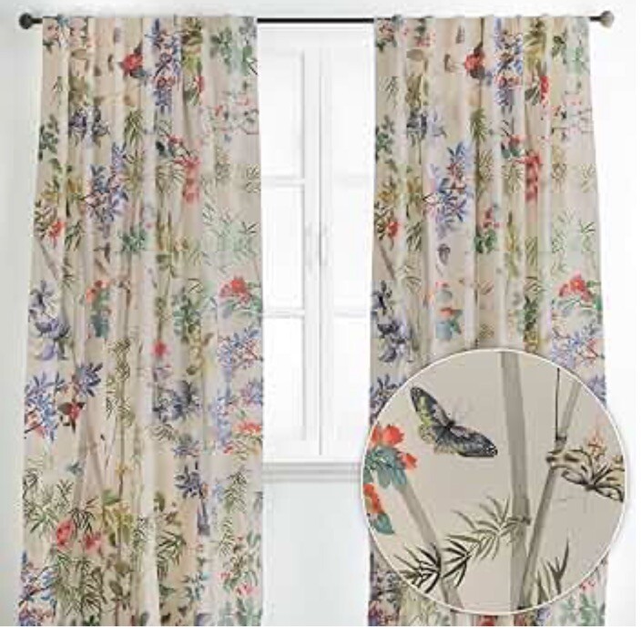 Maison d’ Hermine 100% Cotton Curtain – 50″x124″ Decorative NEW