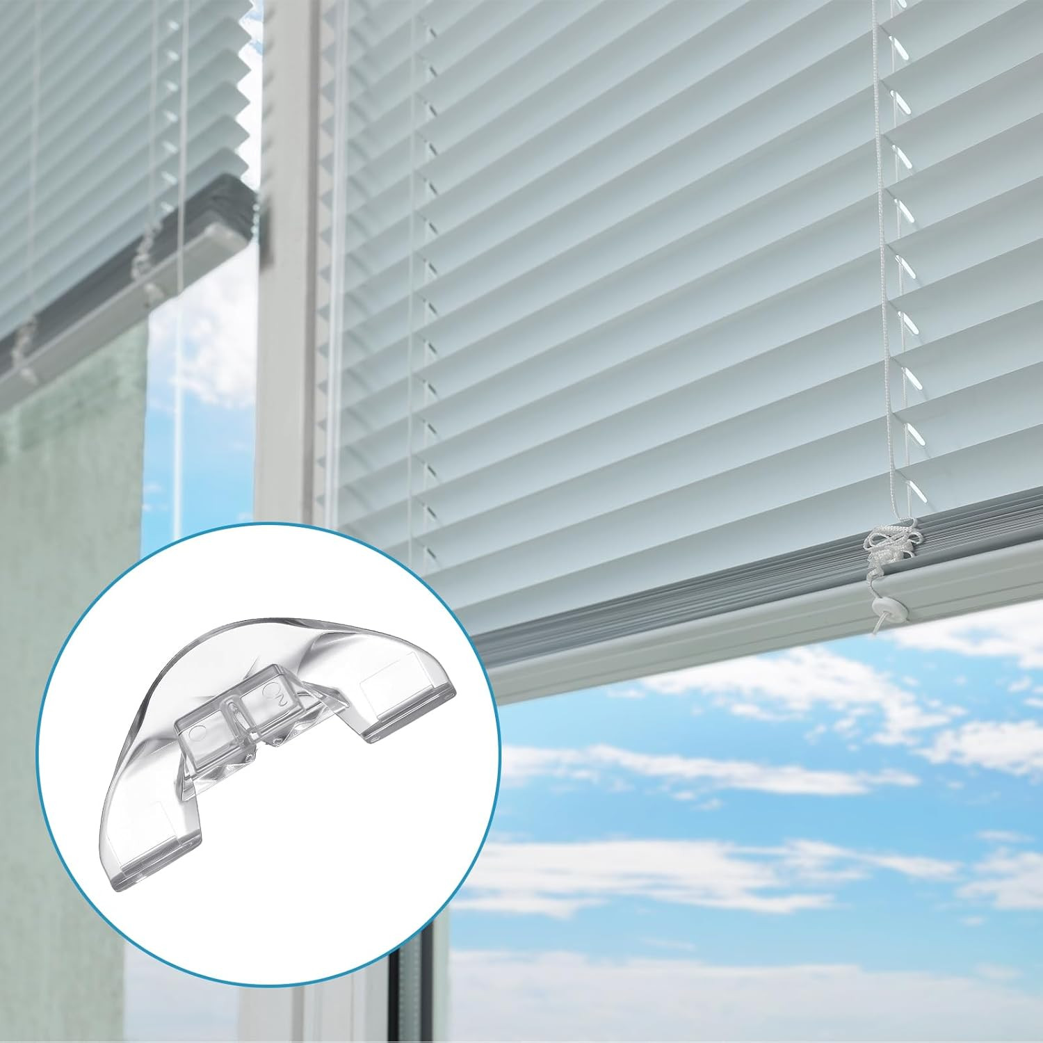 10 Pcs Shade Pulls Cordless Honeycomb Shade Lift Handles for Cordless Blind Cell