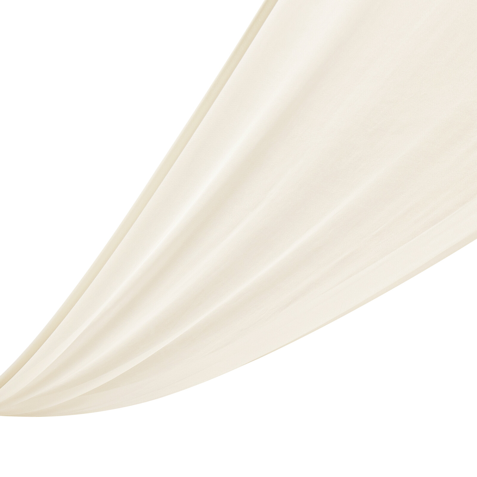 Beige Chiffon Ceiling Drapes 6 Panels 5 × 30 Ft Rod Pocket for Wedding
