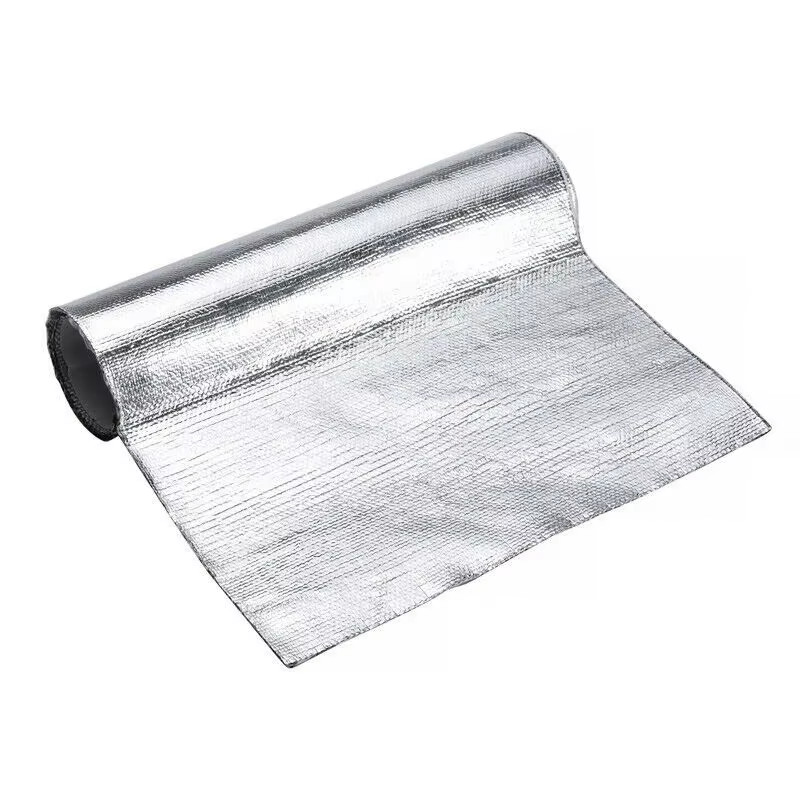 Car Heat Protection Film Fireproof Heat Insulation Mat Self-Adhesive Aluminum Fo