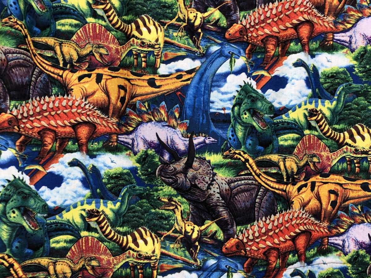 Dinosaur Valance Dino Ancient Prehistoric Dinosaurs Animal Boy Window Curtain