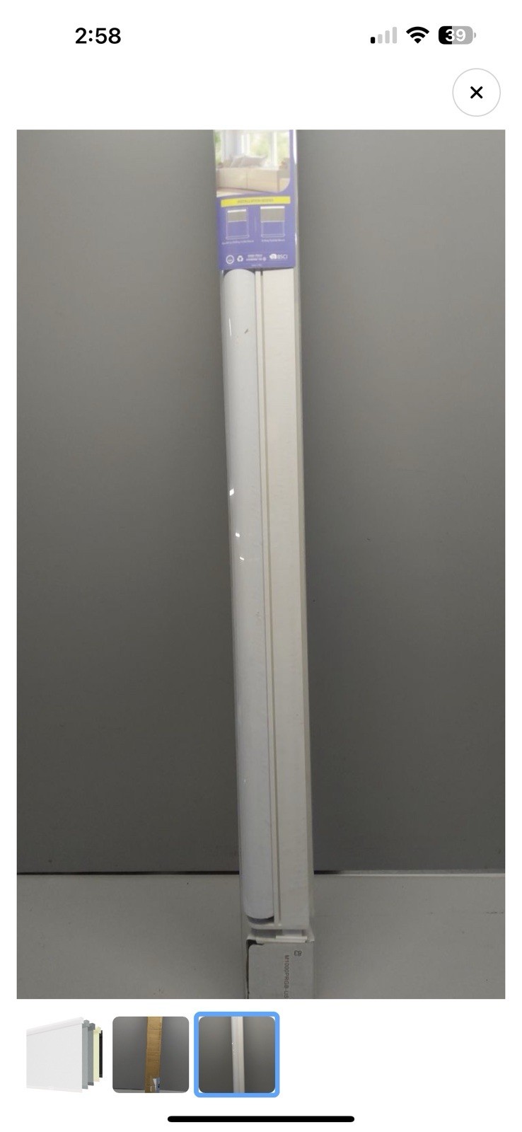 ChrisDowa Cordless Blackout Roller Shades UV Protection 60″ W x 72″ H White