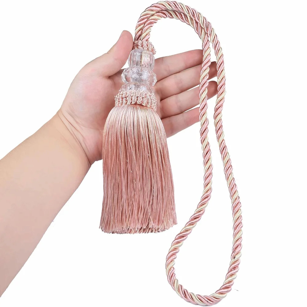 2 Pcs Vintage Curtain Tiebacks Handmade Elegant Curtain Holdbacks Modern Style T