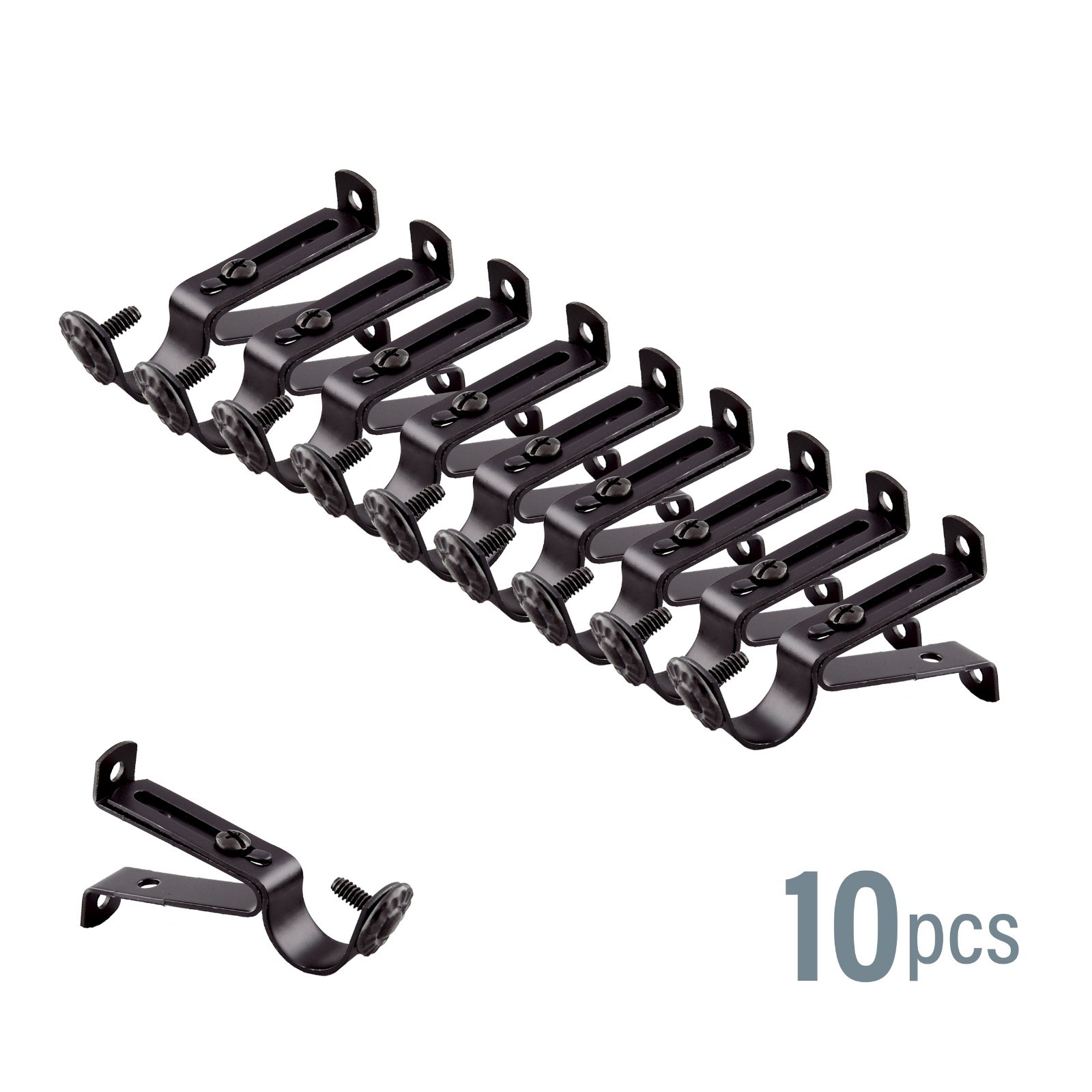 Single Brackets for 13/16″ Rod (Set of 10) – 4 color available