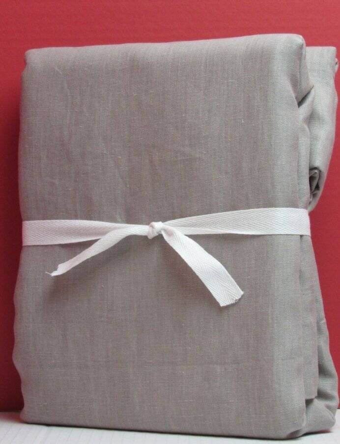 Pottery Barn Belgian Flax Linen Curtain Blackout 50″x 84″ 1 panel Warm Gray NWT