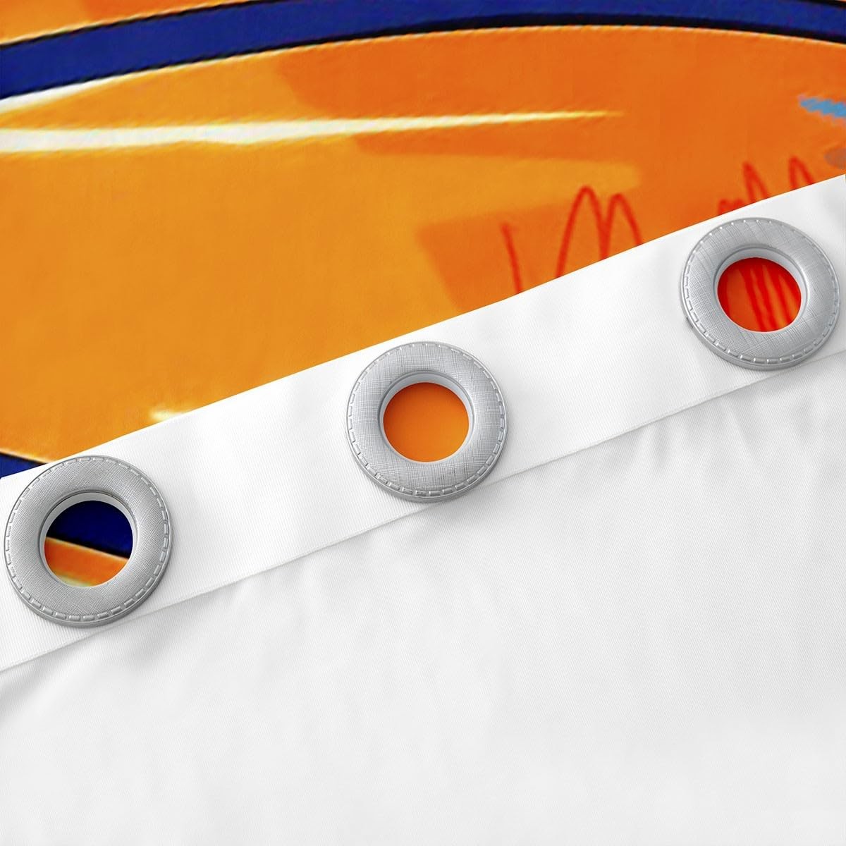 Basketball Window Curtains 42W»x84L» Boys Games Sports Theme Curtain Panels Y…