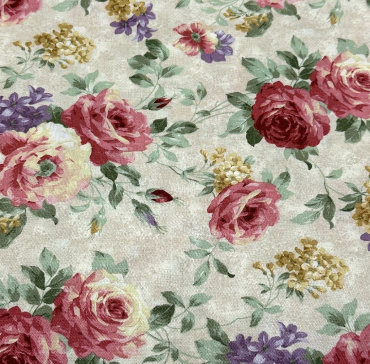 New Cream Rose VALANCE CURTAIN Bedroom Roses Floral Spring Summer Curtain