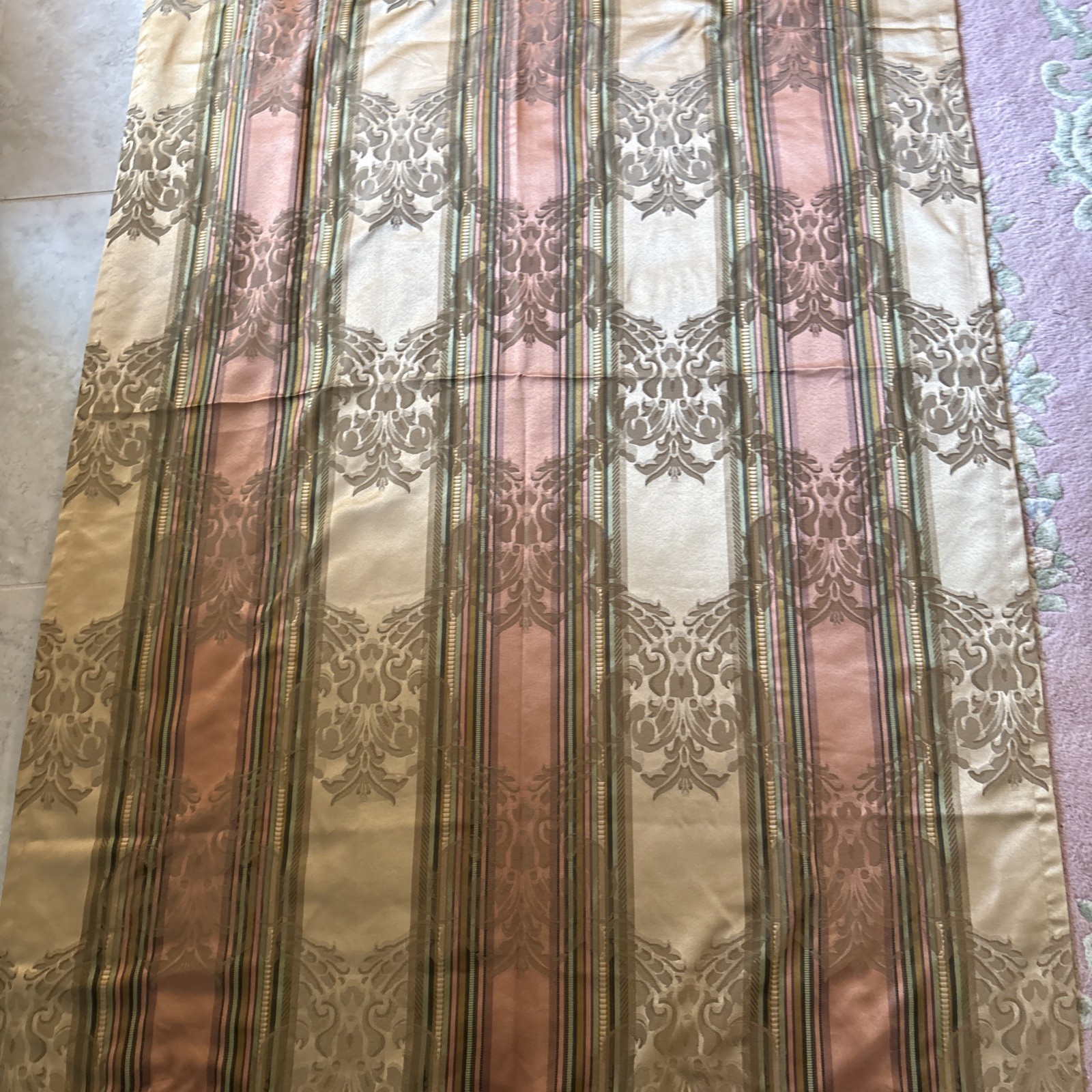 2 Croscill Dover Manor Dunhill Townhouse Curtain Panels lined 84″x48″