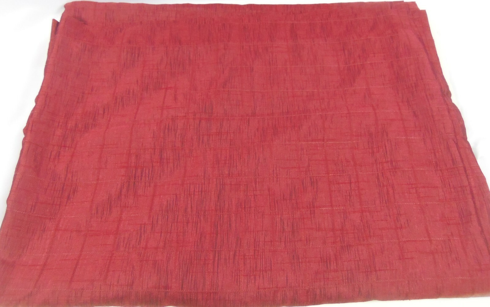 Unbranded Burgundy Design Color Rod-Style Lined Curtain Single Panel 53 ”X 85”