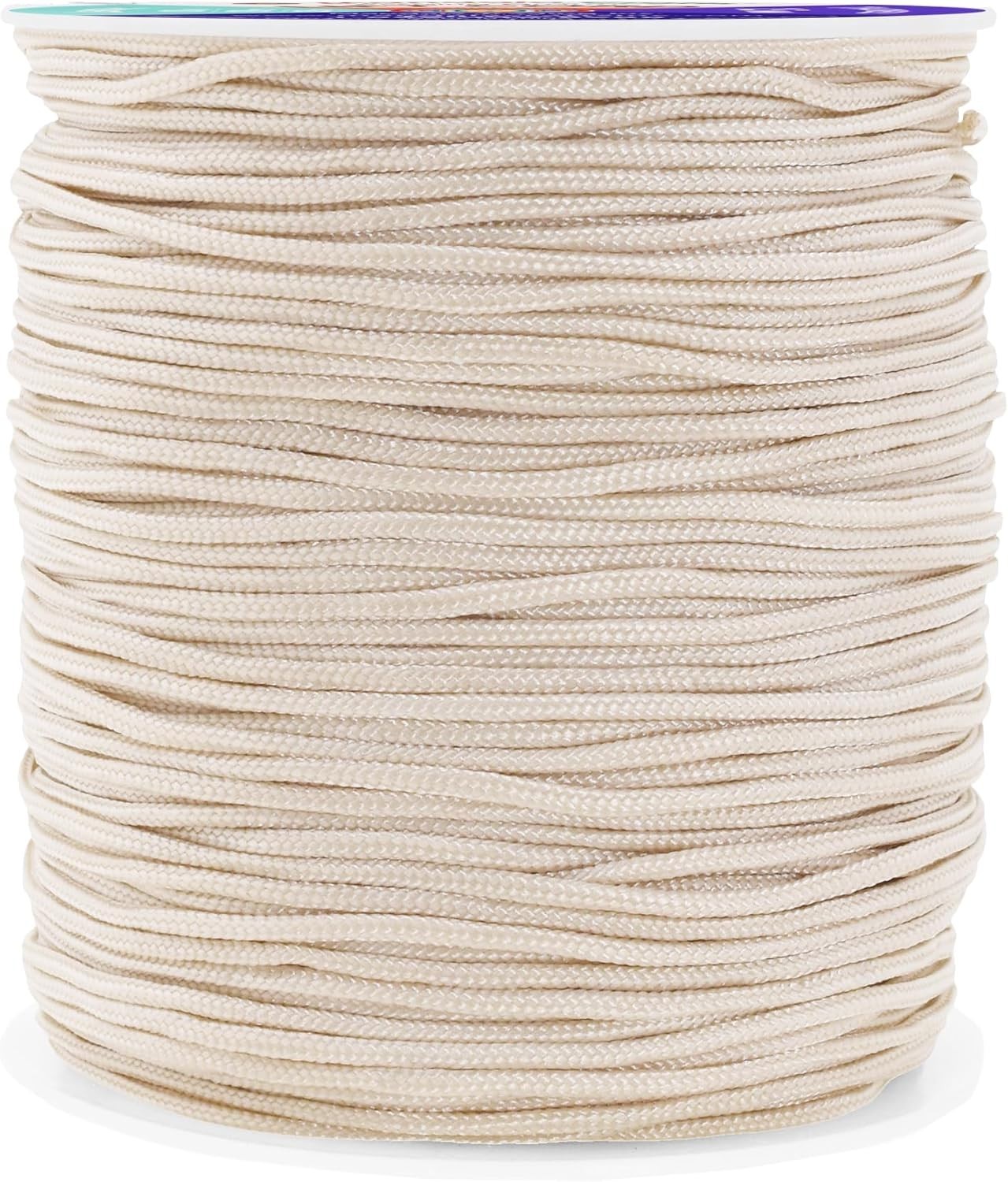 1.5/2Mm Egg Shell Blind Strings Lift Shade Cord – 109 Yards Braided Nylon Cord