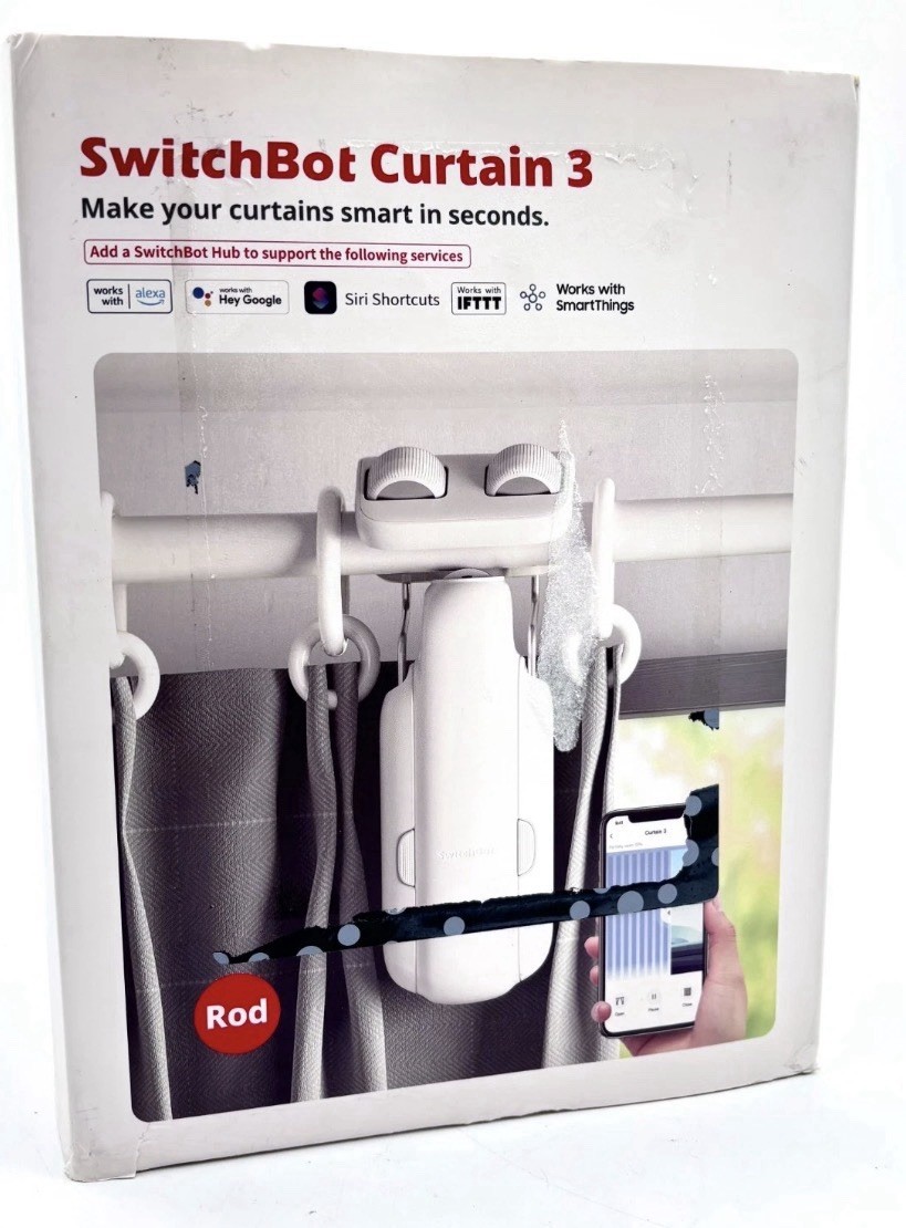 SwitchBot ‎Curtain Rod 3 – Smart Opener Electric Motor Wireless