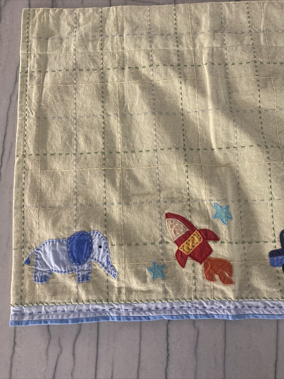 Pottery Barn Kids ABC Alphabet Valance 44″x19′ Lined Rod Pocket Multiple Availab