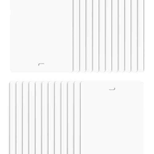 DALIX White Vertical Blind Replacement Slats for Sliding Door Window 24 Pack