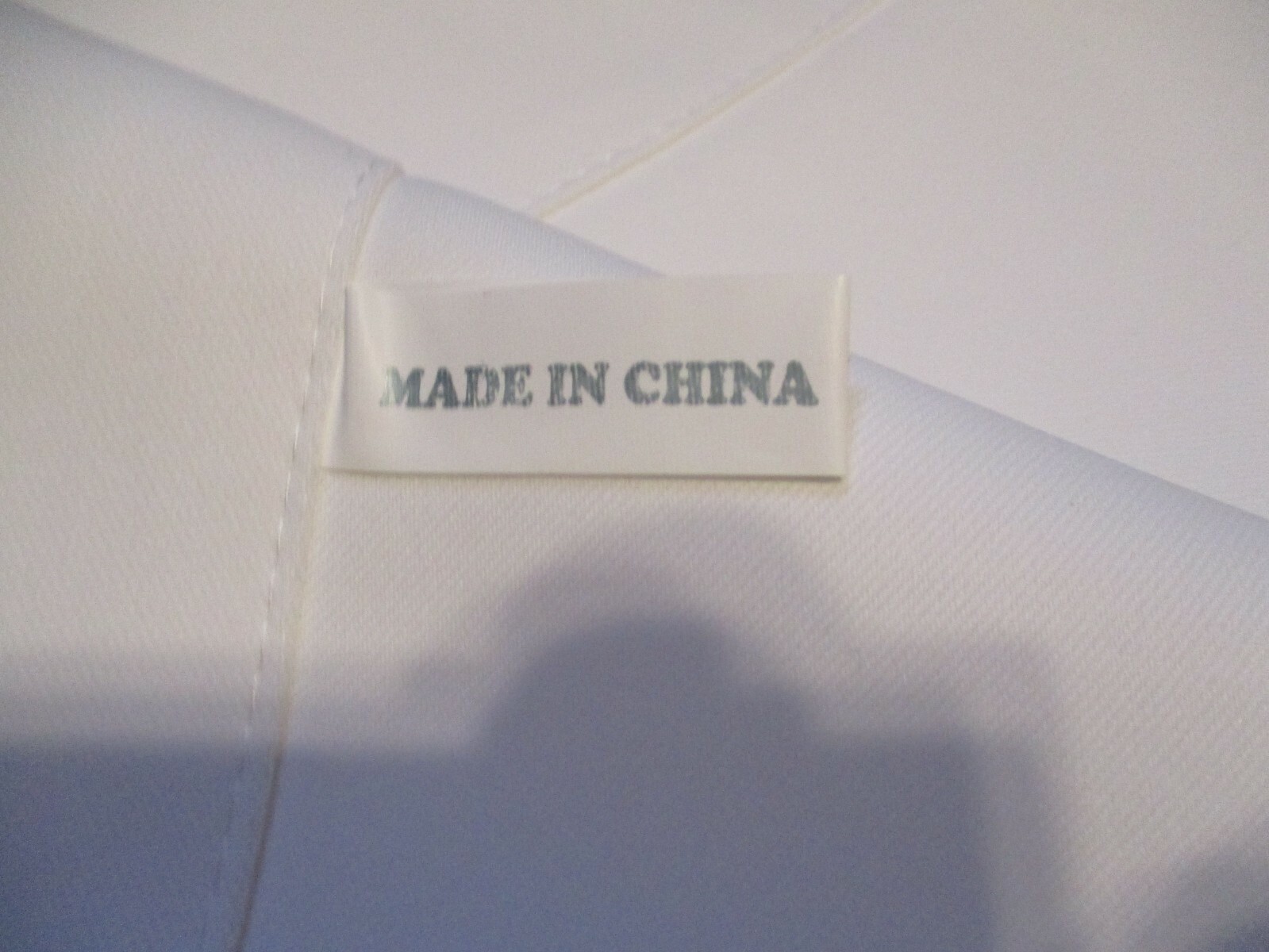 White 45×42 Rod Pocket Curtains Drapes 2 Pannel set.