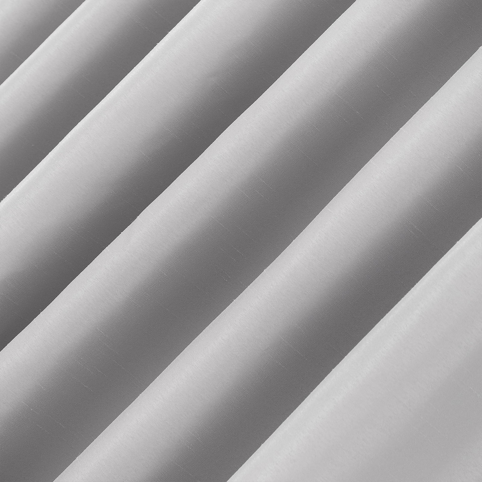 Sun Zero Greyson Faux Dupioni Silk 50″W x 63″L (Pack of 1), Chrome Gray