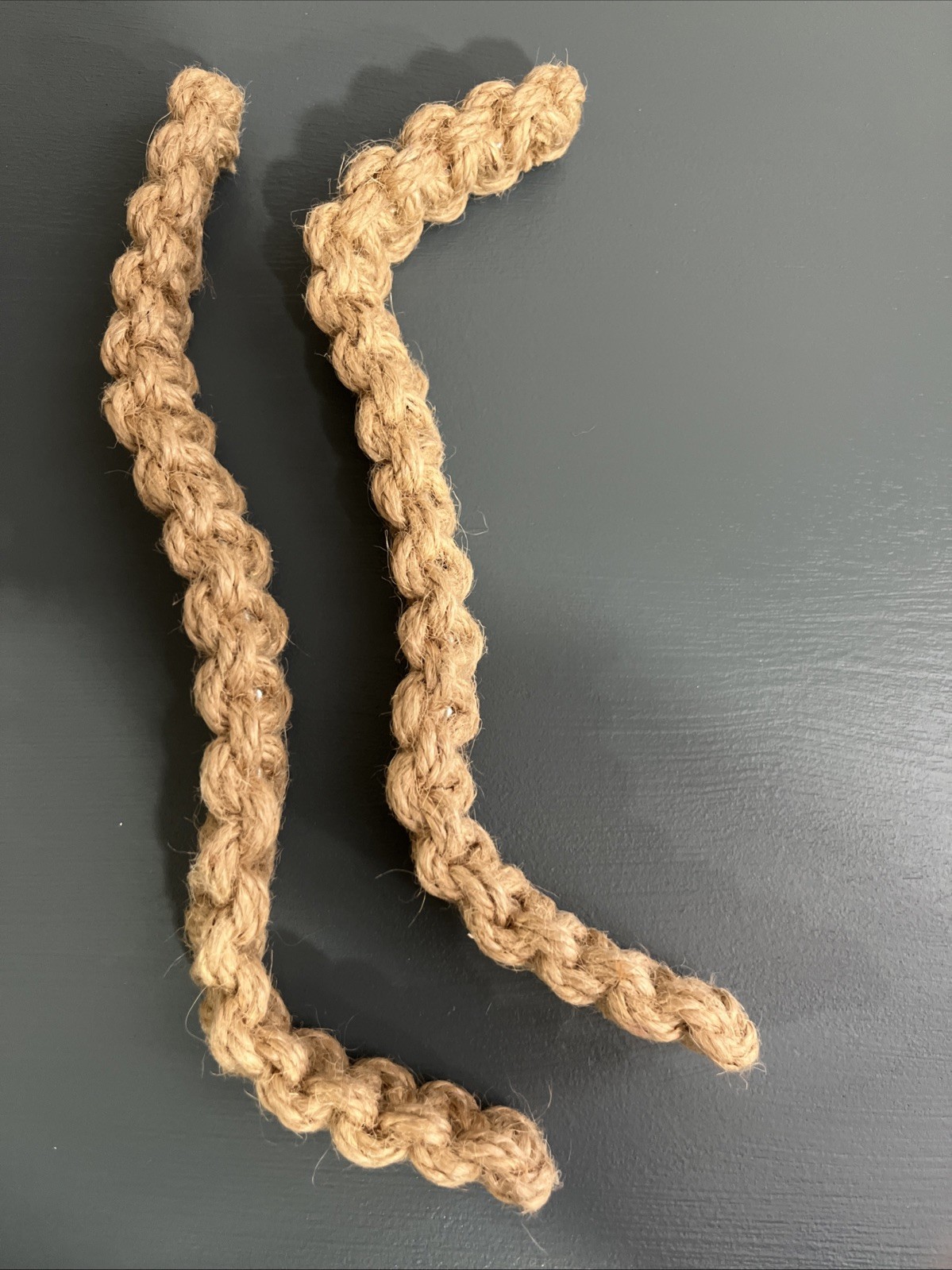 Curtain Tiebacks Twists Jute Rope Holder Clips 2 In Set Beige Adjustable