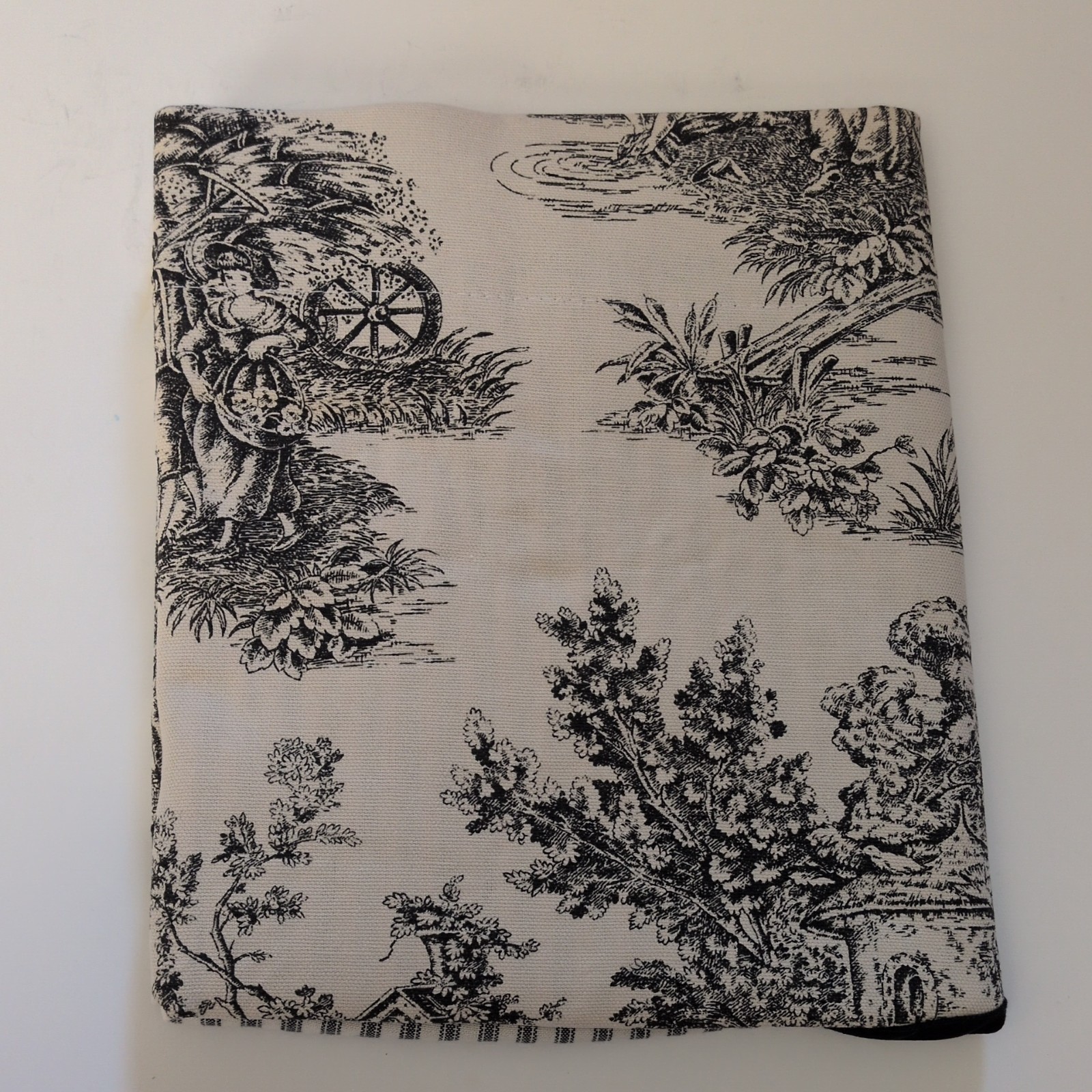 Waverly Garden Room Double Layer Ascot Valance Wellington Country Toile 60″x 21″