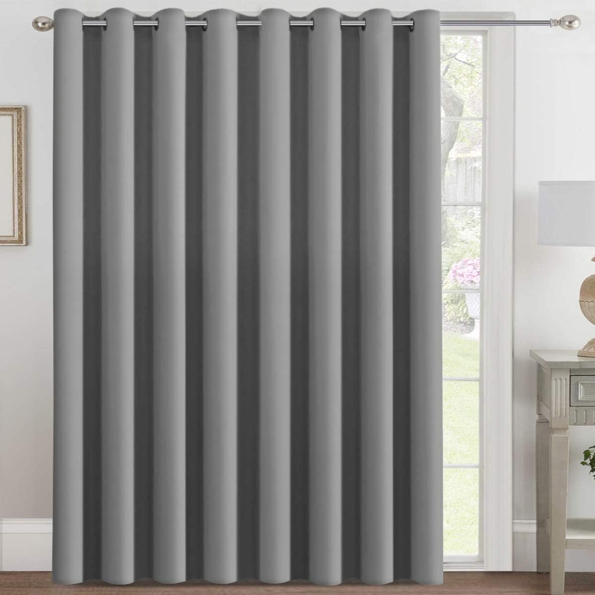 Blackout Patio Curtains 100 x 96 Inches for Sliding Door Extral Wide Blackout…
