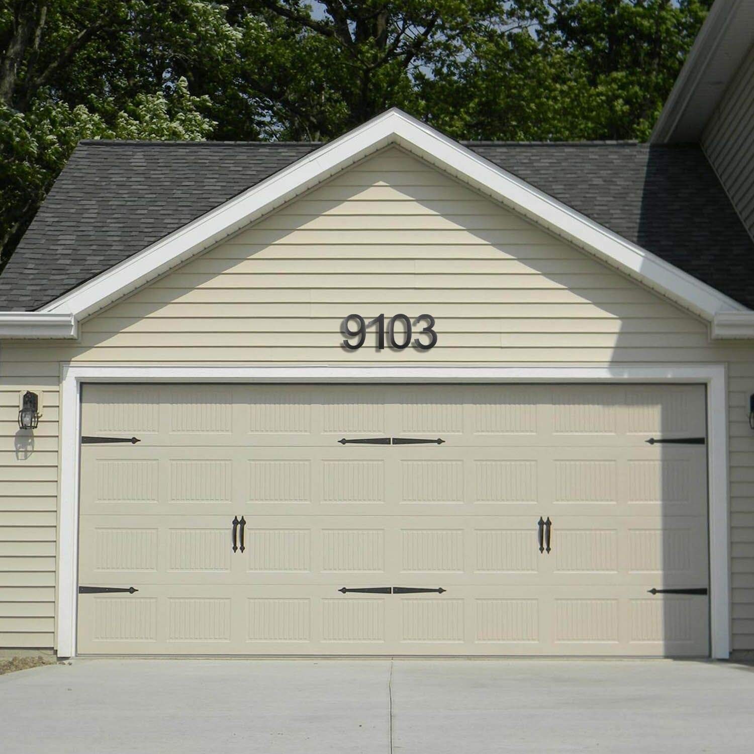 Cobata 10 Inch House Numbers- Modern Floating Street Home Address Number-Large