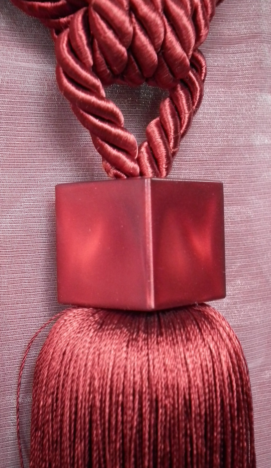 2 Mod. SLINGSHOT TASSELS «Cubo» with Cube Tray Various Colours Handmade in Germany!