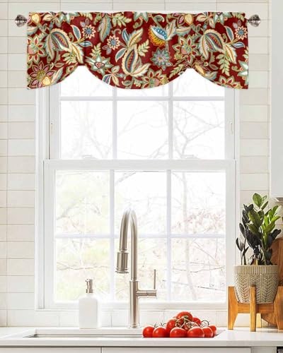 Tie Up Valance Curtain for 18″W x 54″L (Pack of 1) Bohemiangla47564