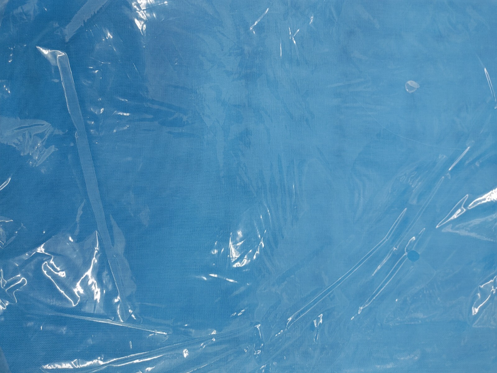 50’S 60’S Biltmore DECORATOR CURTAINS BLUE TAILORED TIER 80W X 45L ( 3PK BUNDLE)