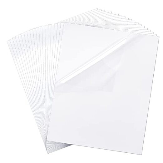 20 Pcs Car Windshield Sticker Applicator Bulk 5 x 6 Inch Static Cling Window