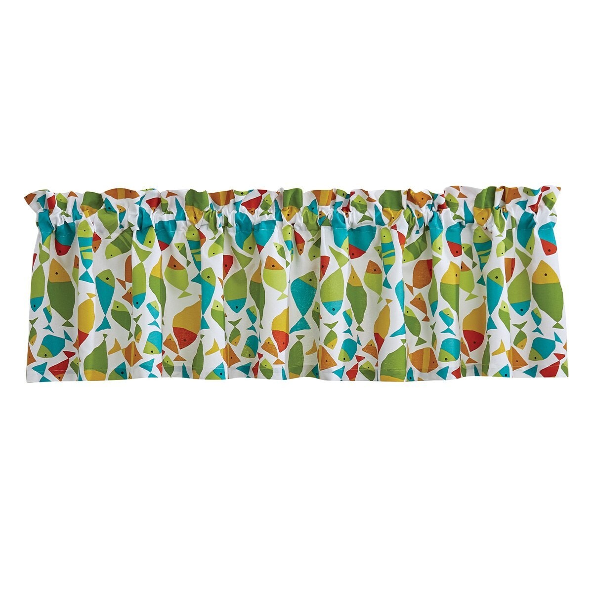Fabulous fish valance, 14×72, colorful and fun, new in package, Park Designs
