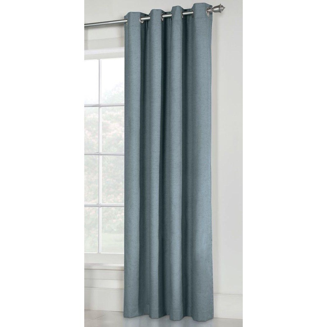 Blackout window curtain panels pair blue 63″L x 52″ W (104″W total ) grommet top
