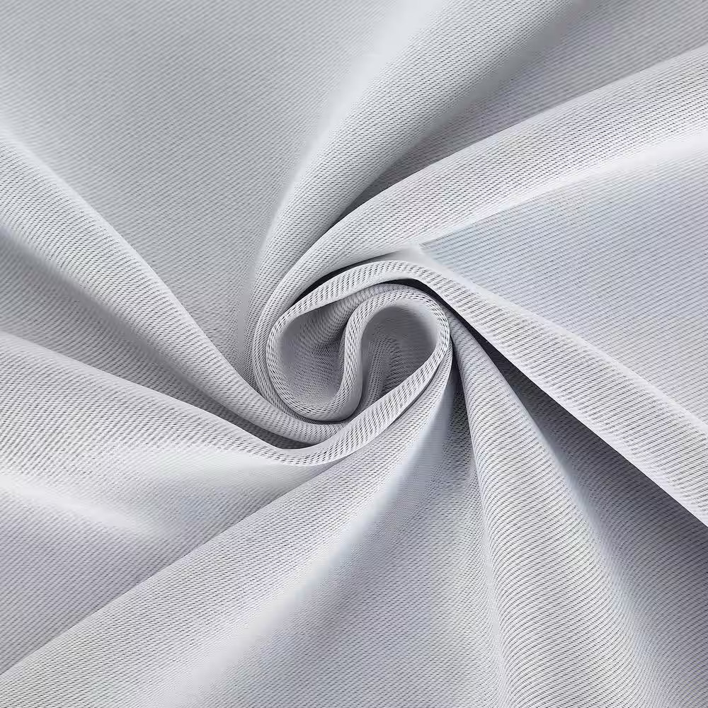 Gavin Energy Saving Oyster White Polyester 40 In. W X 63 In. L Rod Pocket Balloo