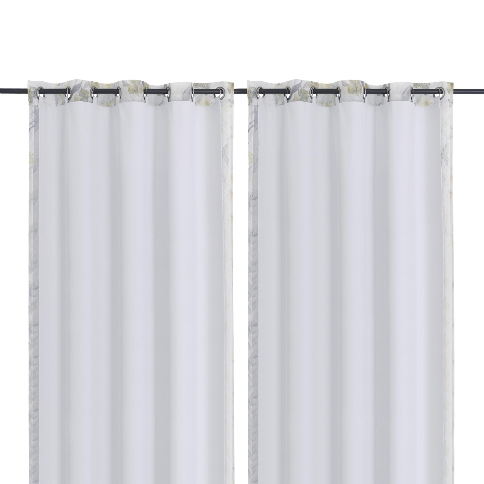 Window Blackout Curtain Liners with 18 Rings, Thermal Insulated 100% Blackout…
