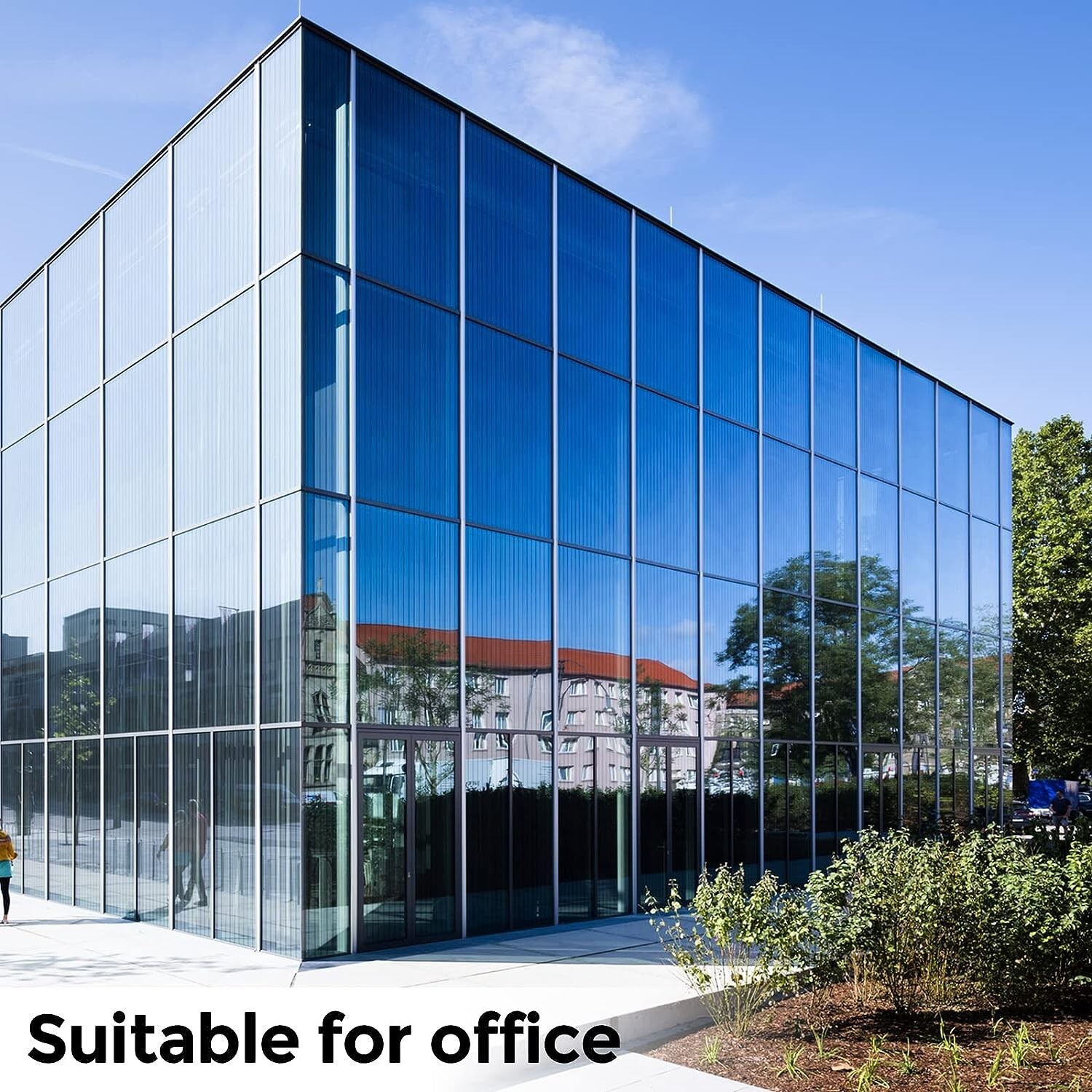 One Way Window Film Sun Blocking Glare Reduction Anti UV Removable 17.7×78.7Inch