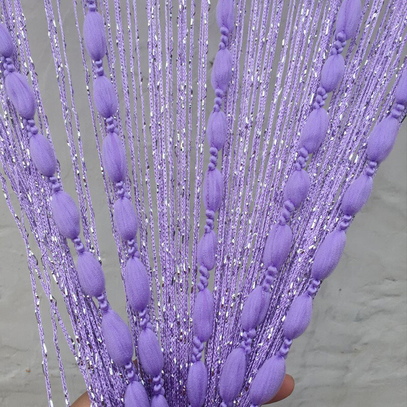 2 X Lantern String Curtain for Doorway Drapes Tassel Room Dividers 39″x78″