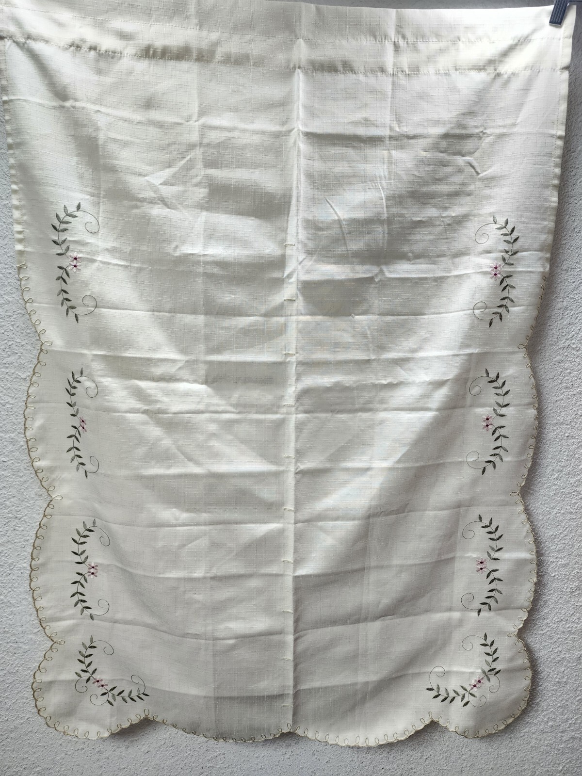 Today’s Curtain Cottage Chic Farm House Traditional Window Curtain, Off-White
