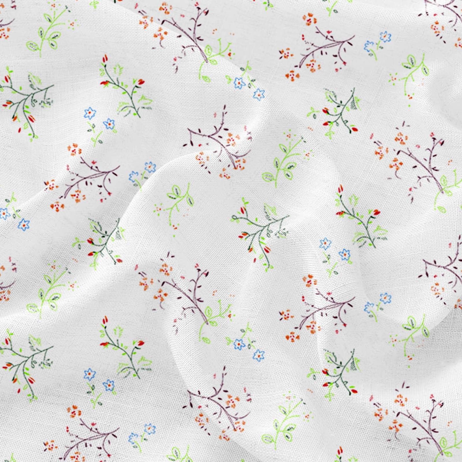 Floral Curtains Farmhouse 52″W x 63″L (Pack of 2) New Tassel Farmhouse Floral