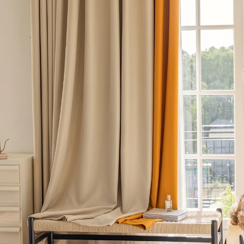 Light Luxury Blackout Curtains Large Area Room Curtain Drape High Shading 90%
