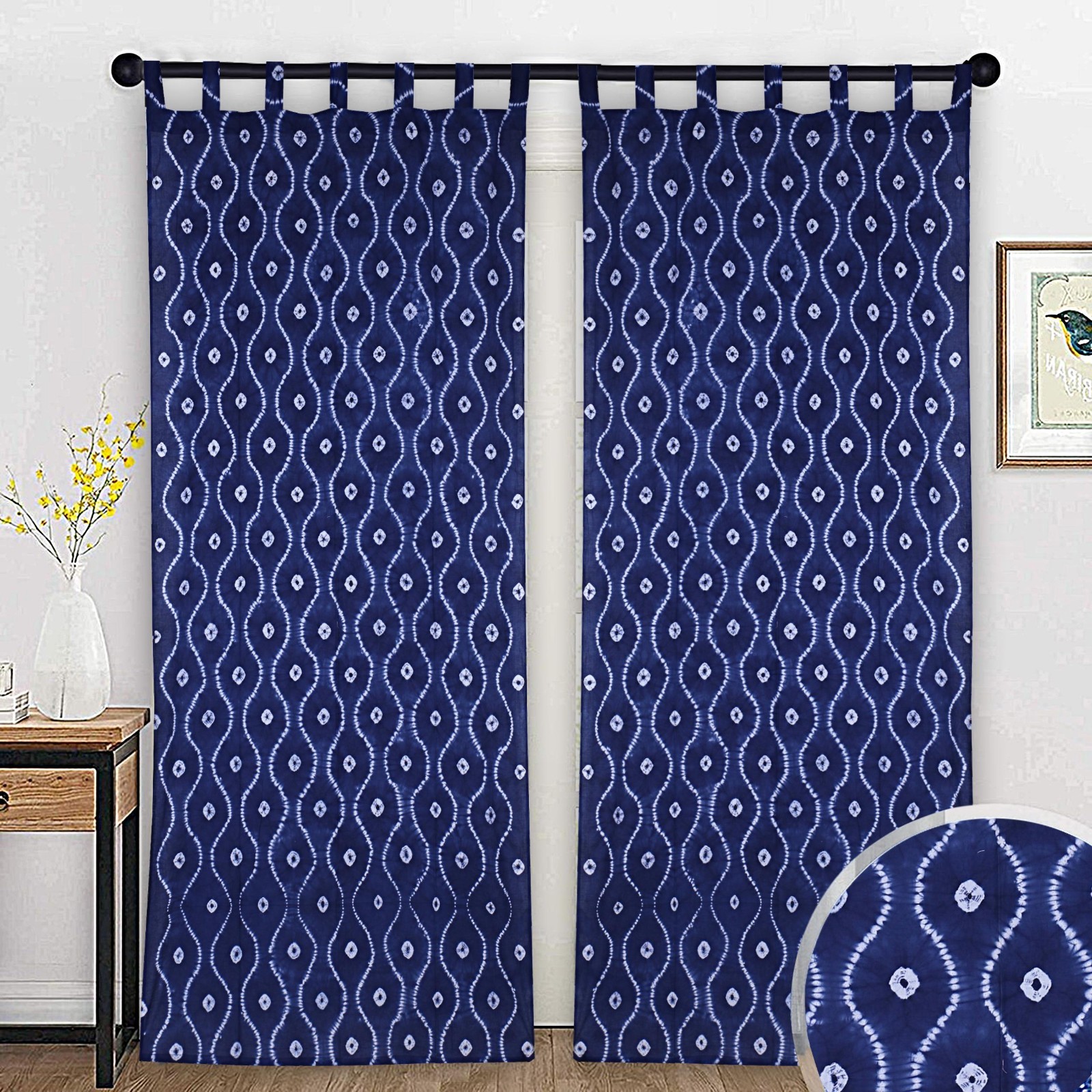 Indian Curtain For Living Room Cotton Curtain Hippie Window Door Cutains