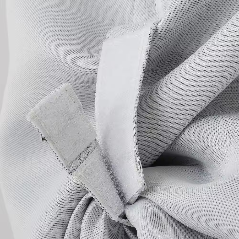 Gavin Energy Saving Oyster White Polyester 40 In. W X 63 In. L Rod Pocket Balloo