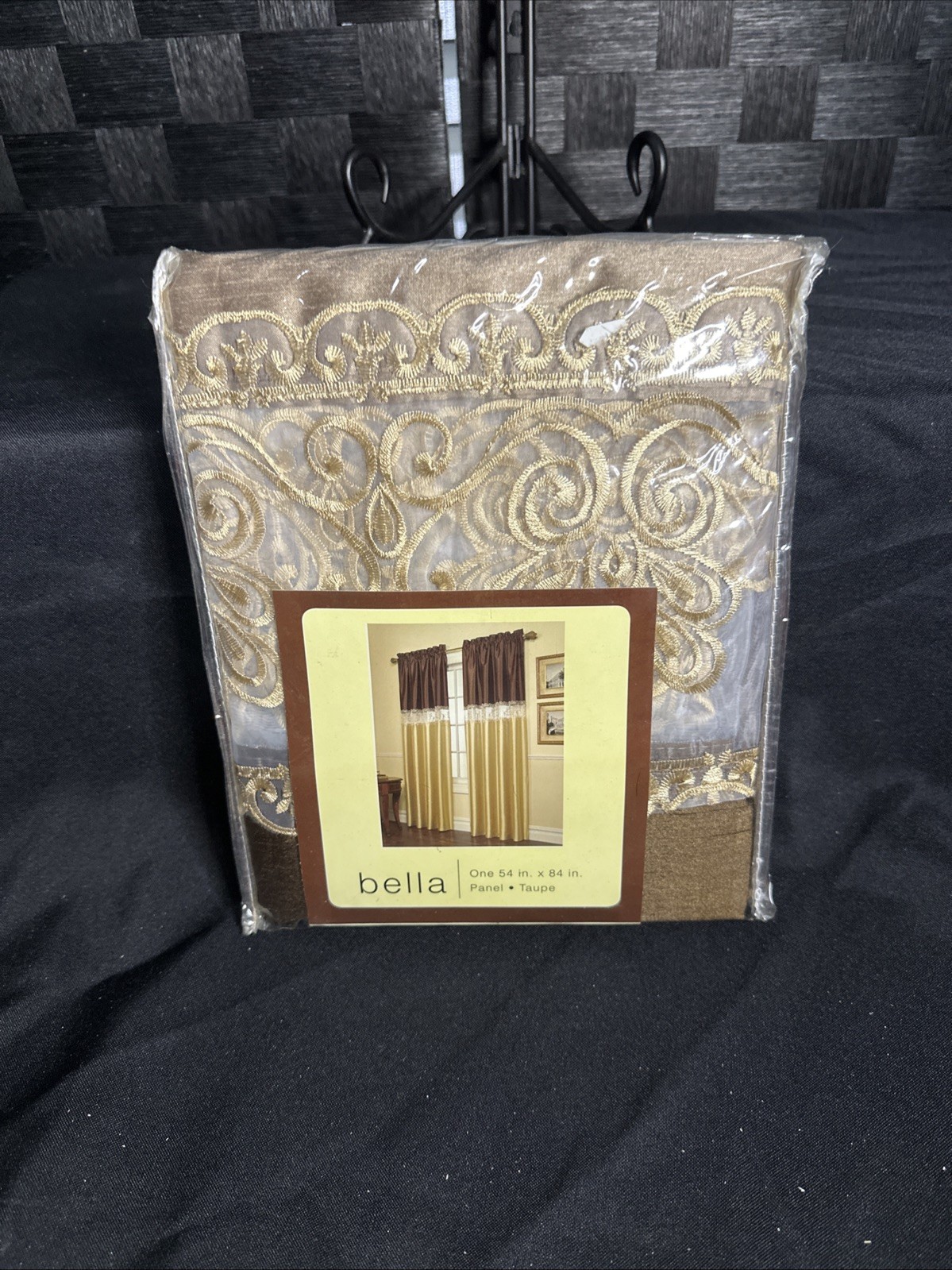 Bella One 54 In X 85 Inch Taupe curtains