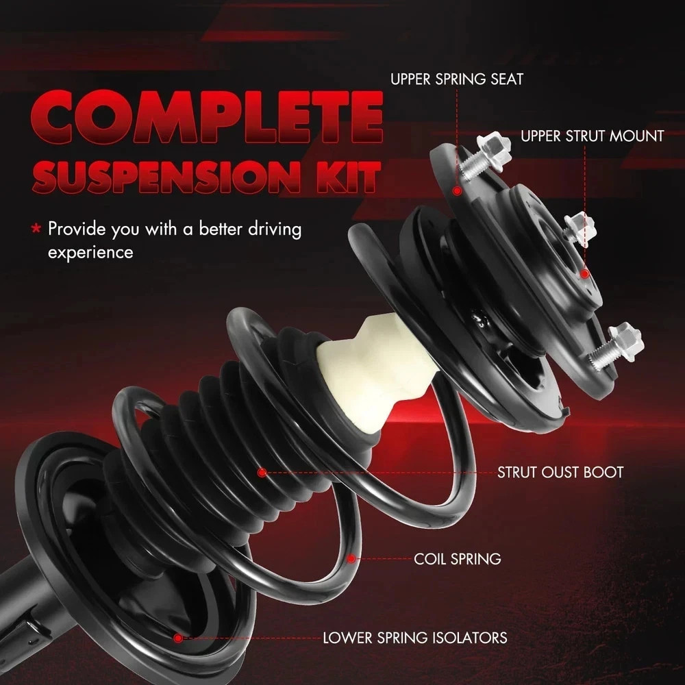 10Pcs Front Suspension Struts Kit For Hyundai Elantra 2011-2016 Complete Assembl