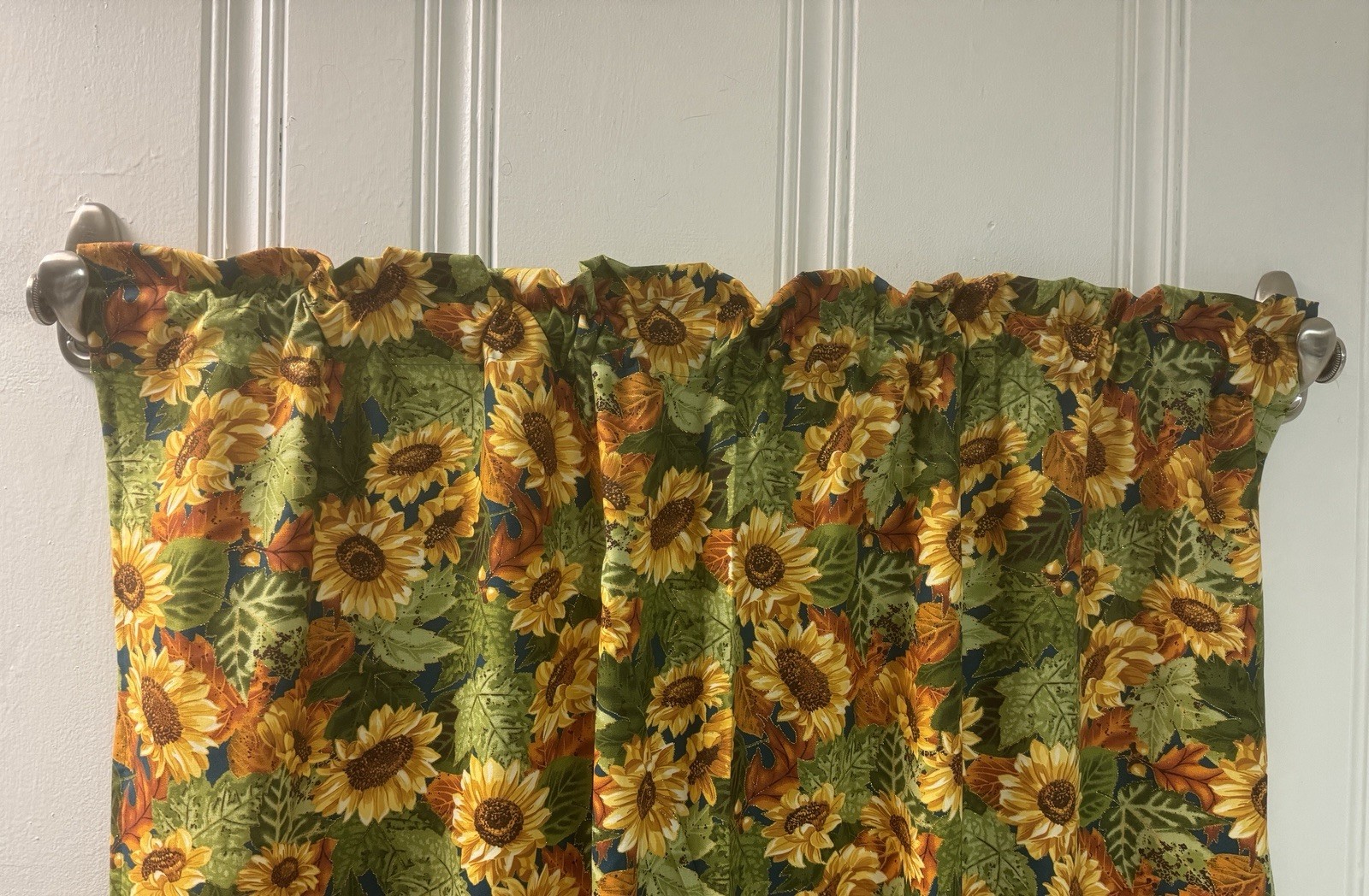 New Sunflowers VALANCE CURTAIN Bedroom Fall Floral Spring Summer Curtain