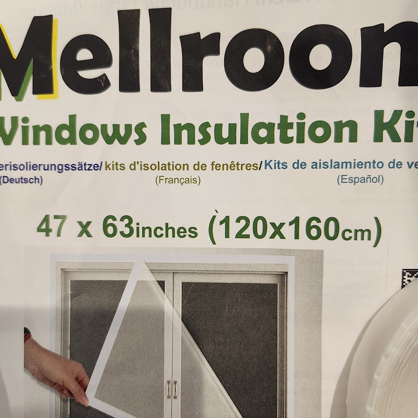 Adjustable Window Insulation Kit 47inX63in(120X160cm) for Winter Keep Cold Out