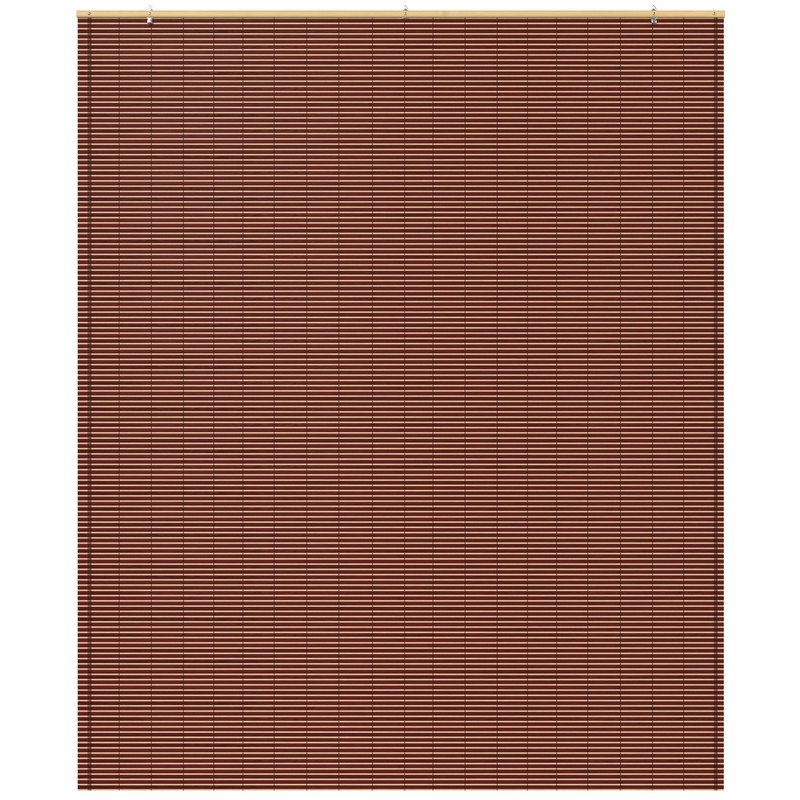 Red Lantern Bamboo Cordless Window Shade – Mahogany 60 Wide