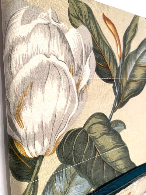 New! Vtg. Waverly Parchment Garden Fairfield Williamsburg Floral 78″x14″ Valance