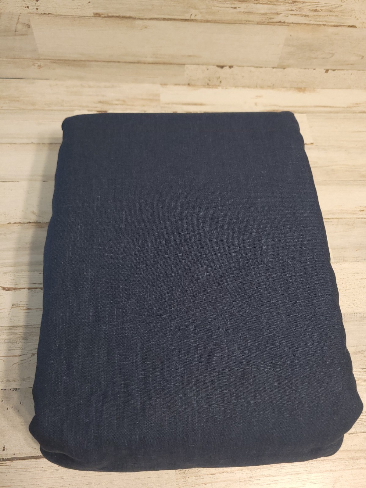 Pottery Barn Belgian Flax Linen 100 x 96″ Curtain Midnight