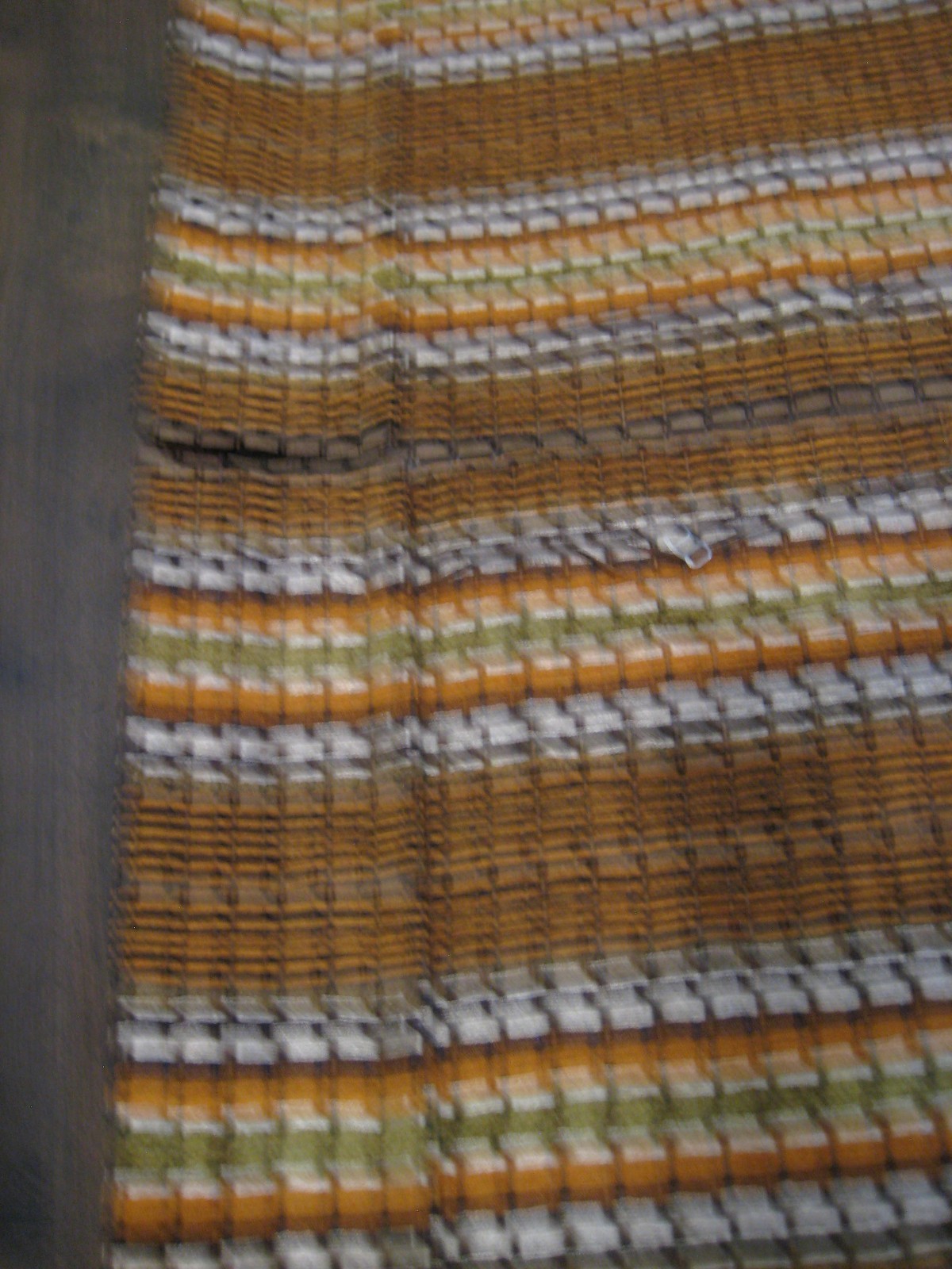 VINTAGE RETRO DELMAR? LOOMCRAFT WOVEN WOOD BLIND PAIR FANTASTIC CONDITION! LOT 2