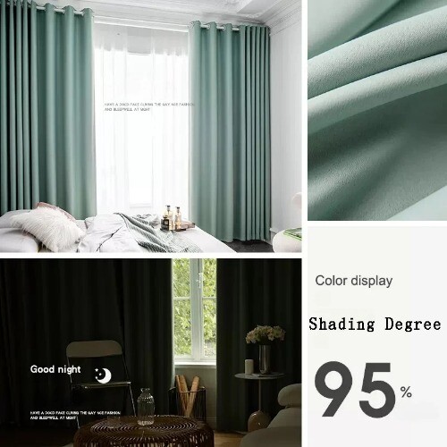 Light Luxury Blackout Curtains Large Area Room Curtain Drape High Shading 90%